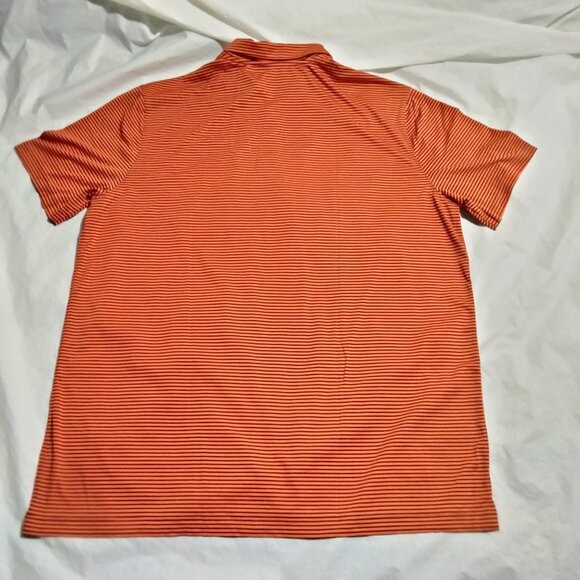 Nike Men's Dri-FIT Victory Striped Golf Polo Shirt FZ5647 809 Orange Black XL - Picture 5 of 6